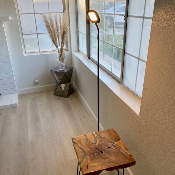 LED Floor Lamp  4 Brightness Level  3 Colors  Rubberized Feel Top to Base - Picture 11 of 12